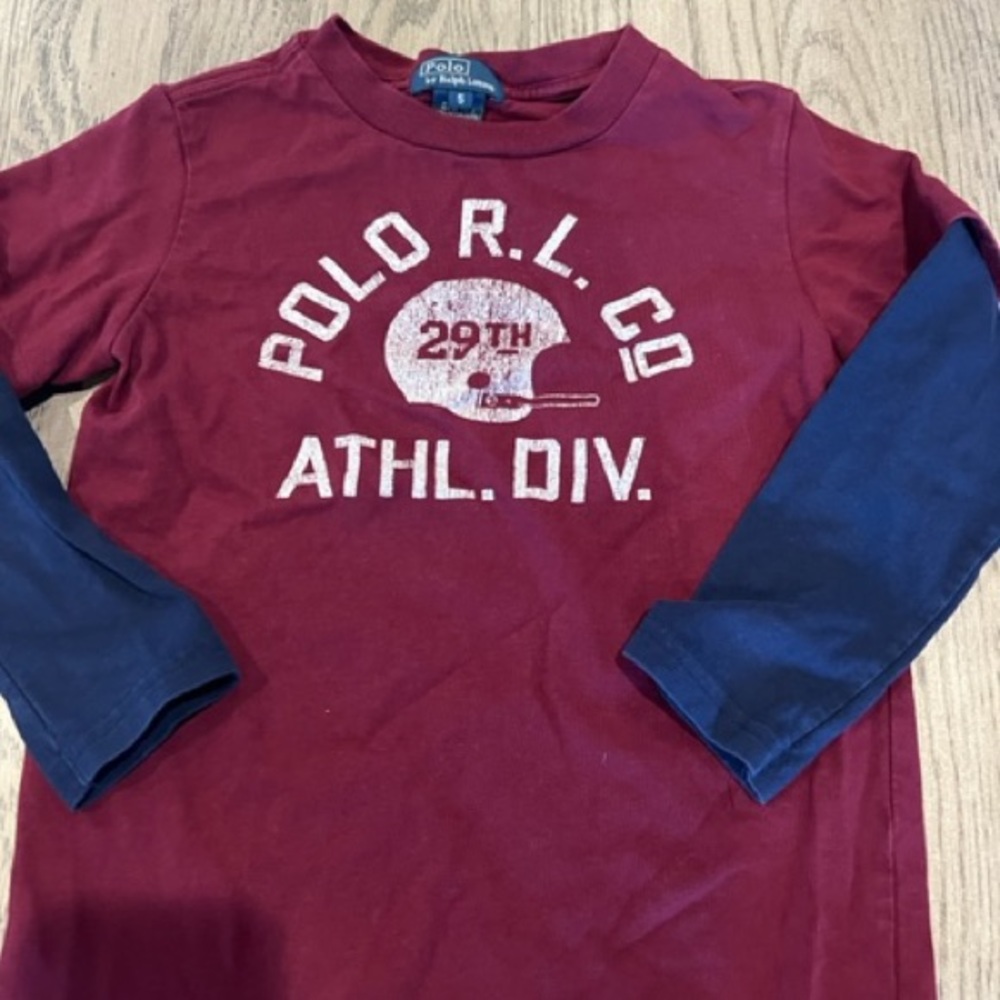 Boys Polo long sleeve t-shirt size 5
